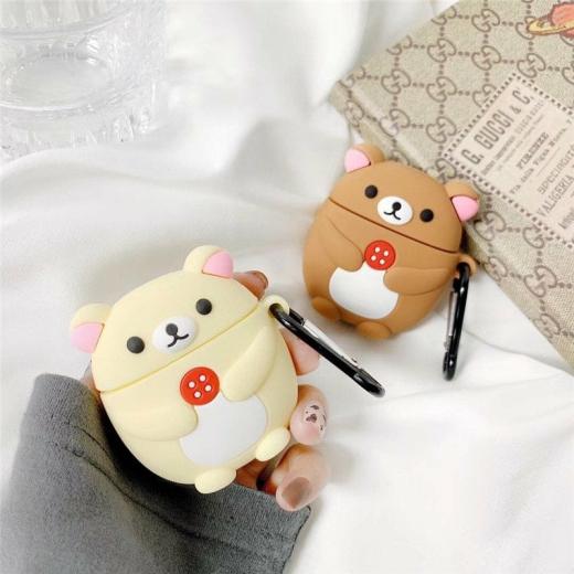 Airpods Case |   Kawaii Cartoon Rilakkuma Airpods Case Accessories Airpods Case