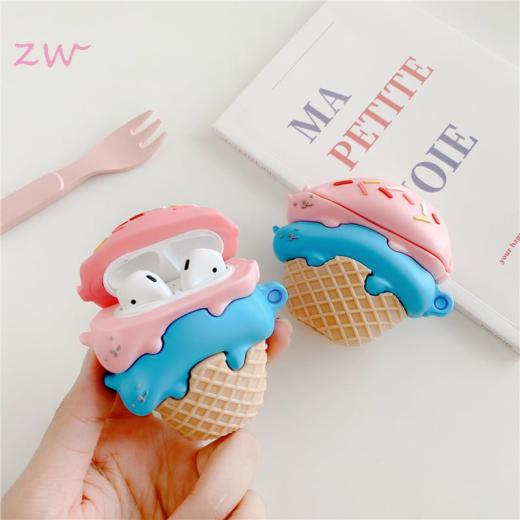 Airpods Case |   Kawaii Ice Cream Cone Airpods Case Accessories Airpods Case