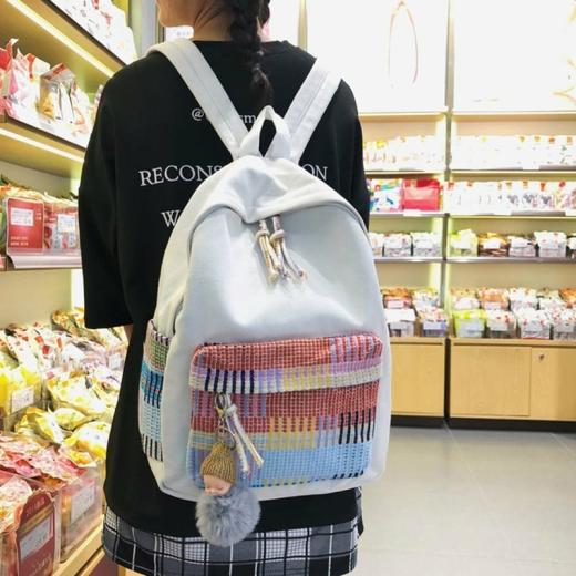 Backpacks |   Kawaii Rainbow Plaid Backpack Backpacks Backpacks