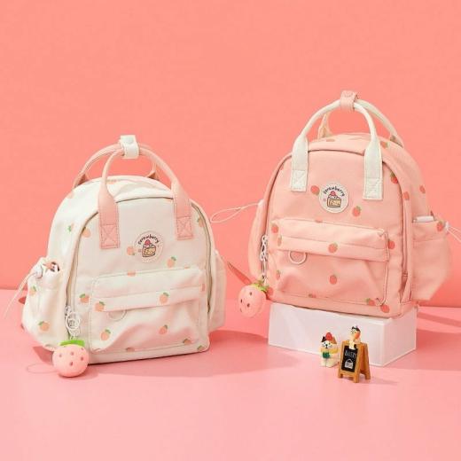 Backpacks |   Kawaii Strawberry Tote Backpack Backpacks Backpacks