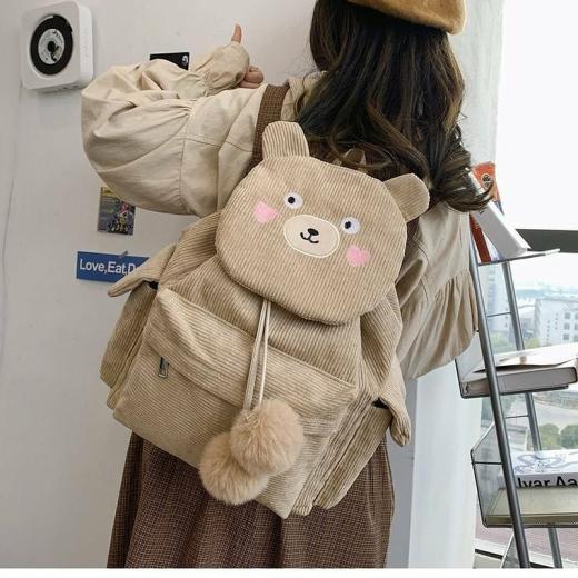 Backpacks |   Kawaii Sweet Cartoon Bear Backpack Backpacks Backpacks