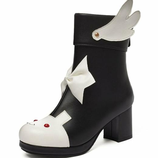 Boots | Womens  Winged Bunny Booties Boots black