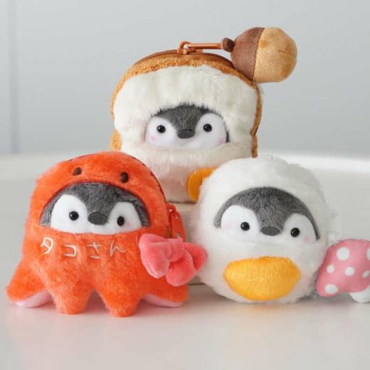 Coin Bags |   Cute Plush Cartoon Takoyaki Storage Bag Bags boiled eggs