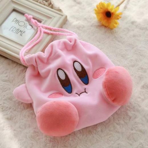 Coin Bags |   Kawaii Kirby Drawstring Bag Bags Coin Bags