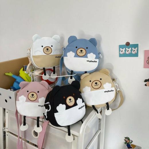 Handbags |   Cute Bear Mini Crossbody Bag Bags black