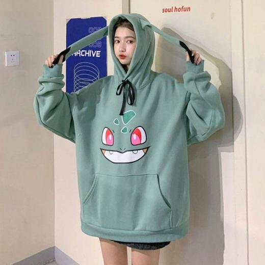 Hoodies | Womens  Kawaii Pokemon Hoodies Hoodies Apricot