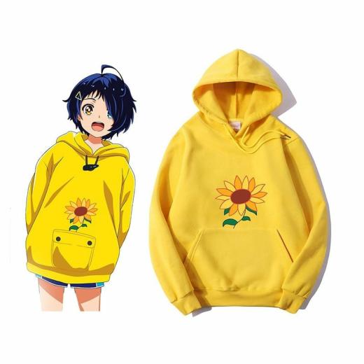 Hoodies | Womens  Kawaii Wonder Egg Priority Sun Flower Hoodie Hoodies Hoodies