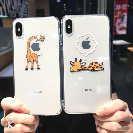 Iphone Cases |   Cute Cartoon Giraffe Couple Iphone Case Accessories Iphone Cases