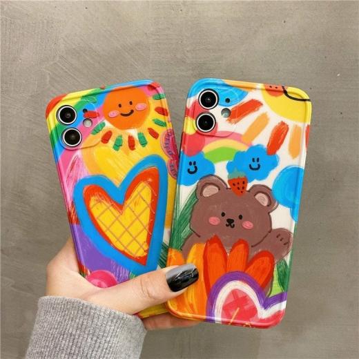 Iphone Cases |   Cute Cartoon Graffiti Iphone Cases Accessories Iphone Cases