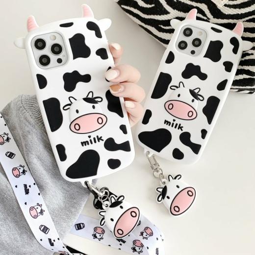 Iphone Cases |   Cute Milk Cow Iphone Case Accessories Iphone Cases