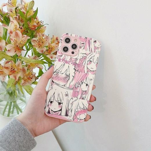 Iphone Cases |   Kawaii Anime Pink Girl Iphone Case Accessories Iphone Cases