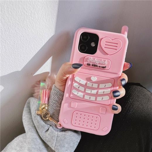 Iphone Cases |   Kawaii Retro Pink Heart Iphone Case Accessories Iphone Cases