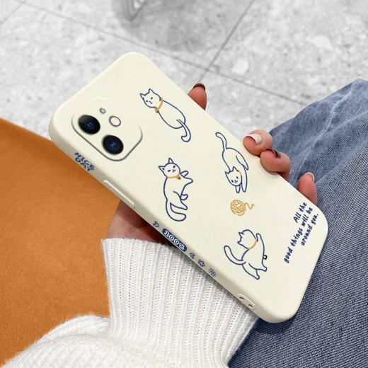 Iphone Cases |   Lovely Cartoon Cat Iphone Case Accessories Iphone Cases