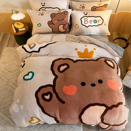 Kawaii Bed Sets |   Kawaii Cute Bear Bedding Set Accessories Kawaii Bed Sets