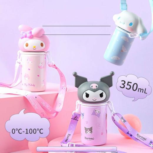 Kawaii Cap |   Kawaii Sanrio Kuromi Cinnamoroll Doll Portable Water Cup Accessories Cinnamoroll