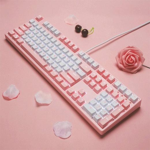 Kawaii Keyboard |   Kawaii Classic Pink Mechanical Keyboard Usb Wired Accessories Black Switch