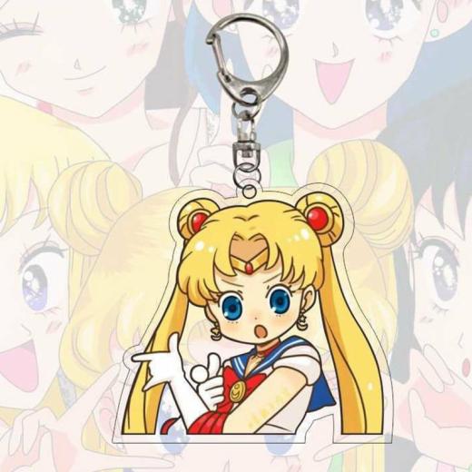 Kawaii Keychains |   Kawaii Anime Sailor Moon Keychain Accessories black