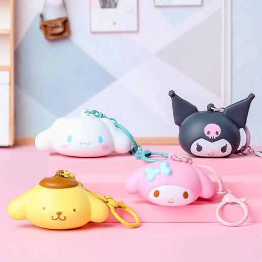 Kawaii Keychains |   Kawaii Cute Sanrio Decompression Toy Keychain Accessories Cinnamoroll