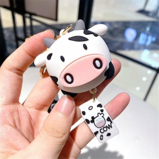 Kawaii Keychains |   Kawaii Milky Cow Keychains Accessories black