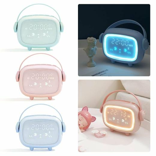 Kawaii Night Light |   Kawaii Night Light Alarm Clock Accessories Blue