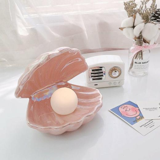 Kawaii Night Light |   Mermaid Shell Night Light Accessories Kawaii Night Light