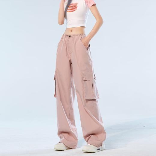 Kawaii Pants | Womens  American Street Style Pink Overalls Kawaii Pants black