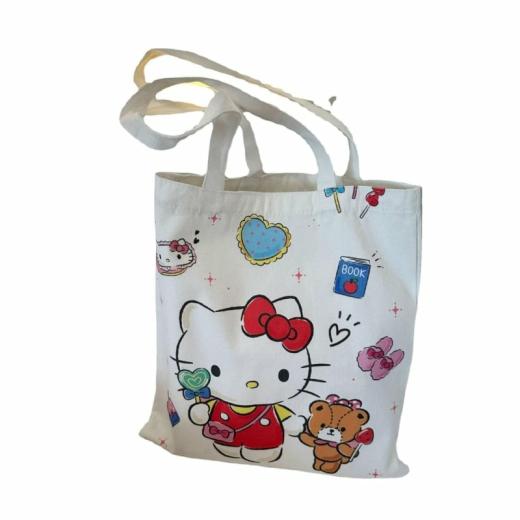 Kawaii Tote Bags |   Kawaii Cartoon Sanrio Character Print Tote Bag Bags Balloon cinnamoroll