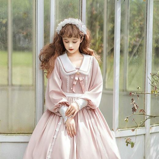 Lolita Dresses | Womens  Cute Bunny Ears Long Sleeve Lolita Dress Lolita Dresses Blue