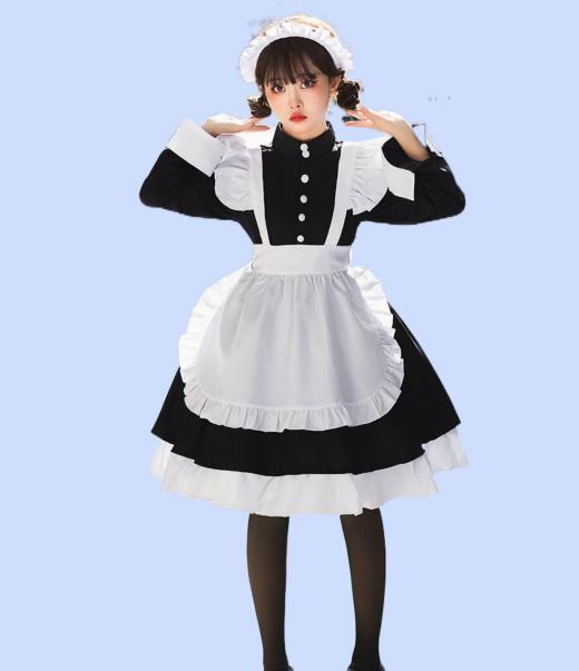 Lolita Dresses | Womens  Kawaii Classic Black And White Maid Lolita Dress Lolita Dresses Lolita Dresses