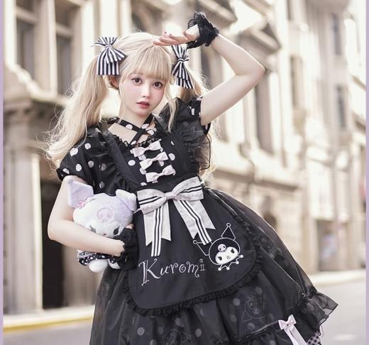 Lolita Dresses | Womens  Sweet Style Sanrio Character Print Lolita Skirt Set Lolita Dresses Cinnamoroll