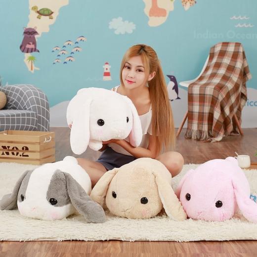 Plush Toys |   40Cm Kawaii Floppy Bunny Plushie Plush Toys Brown