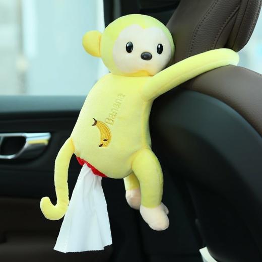 Plush Toys |   Cartoon Monkey Tissue Box Plush Toys blue monkey