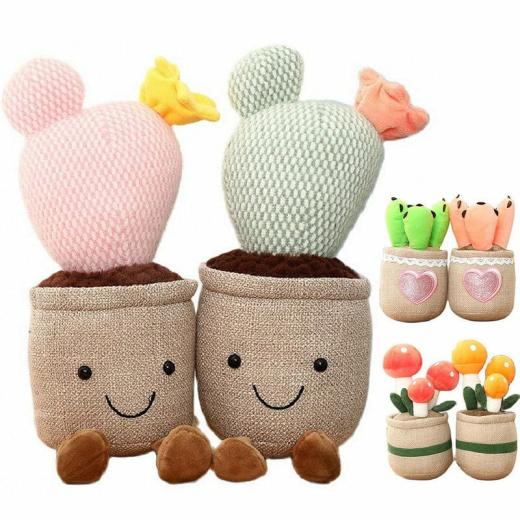 Plush Toys |   Kawaii Cactus Plants Plush Toy Plush Toys 3pcs set