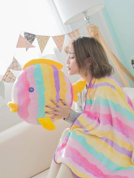 Plush Toys |   Kawaii Kiss Fish Plush Pillow And Quilt 2 In 1 Plush Toys 1