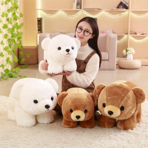 Plush Toys |   Kawaii Polar Bear Plush Toy Plush Toys Brown