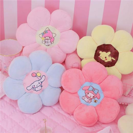 Plush Toys |   Kawaii Sanrio Plush Backrest Pillow Plush Toys 1