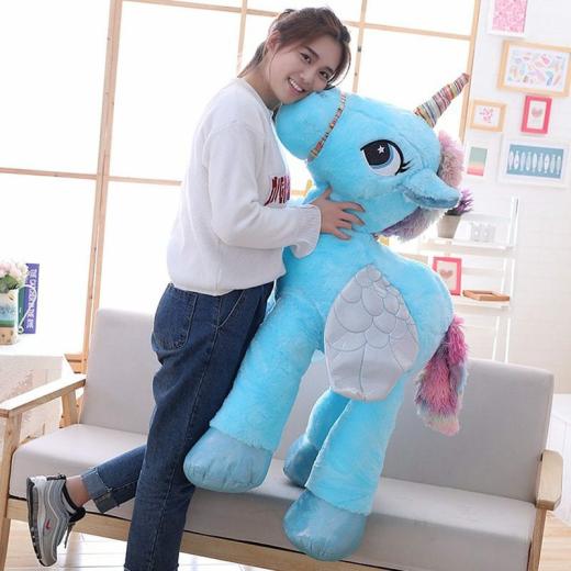 Plush Toys |   Kawaii Unicorn Doll Plush Toy Plush Toys Blue