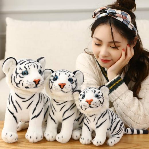 Plush Toys |   Kawaii White Tiger Plush Toy Plush Toys Plush Toys