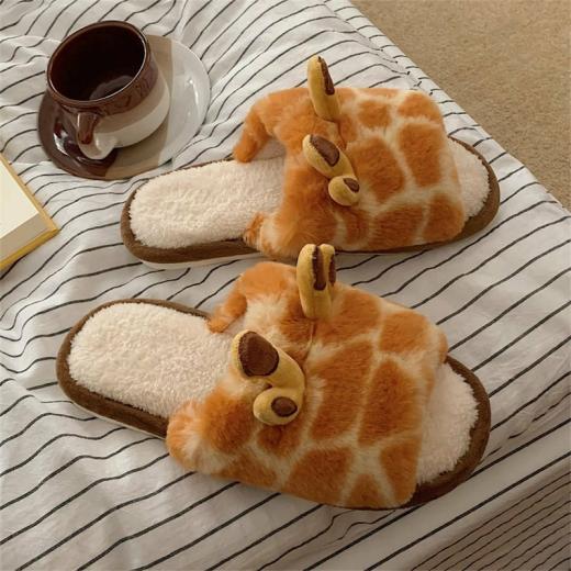 Slippers | Womens  Cute Giraffe Inspired Slippers Slippers Slippers