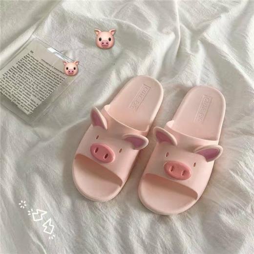 Slippers | Womens  Kawaii Pink Pig Home Slippers Slippers Bear