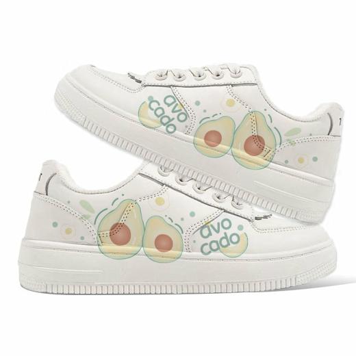 Sneakers | Womens  Kawaii Original Hand-Painted Fruit Sneakers Sneakers Butter