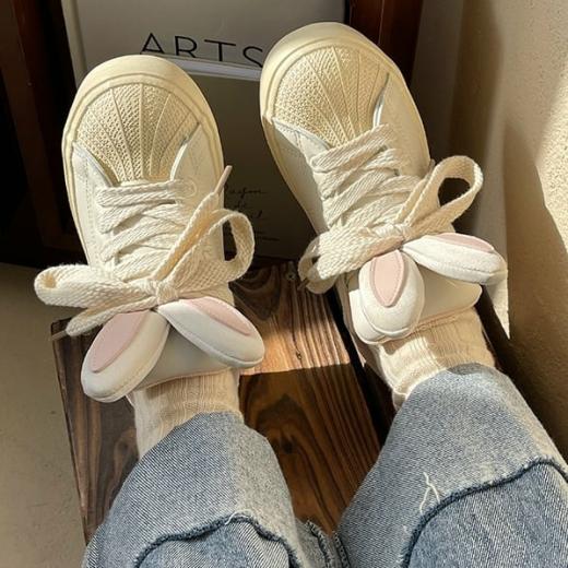 Sneakers | Womens  Pink Bunny Rabbit Ear Sneakers Shoes Sneakers rice flour