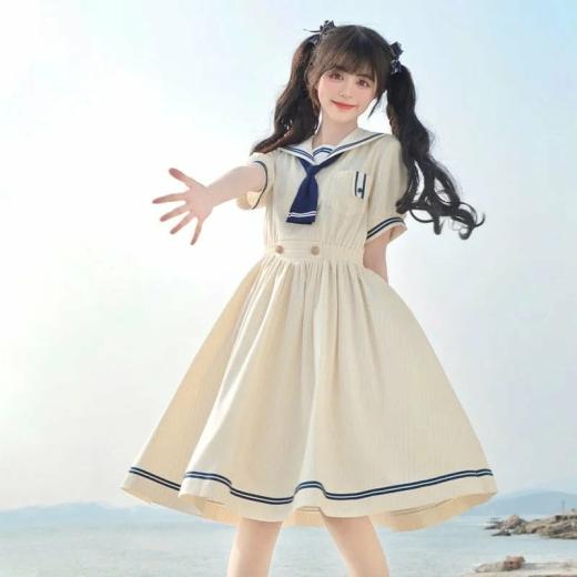 Summer Dresses | Womens  Japanese College Style Jk Uniform Dress Lolita Dresses Lolita Dresses