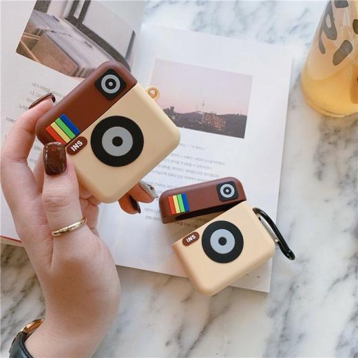 Airpods Case |   Kawaii Instagram Camera Airpods Case Accessories Airpods Case