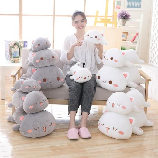 Plush Toys |   Kawaii Lying Cat Plush Plush Toys Plush Toys